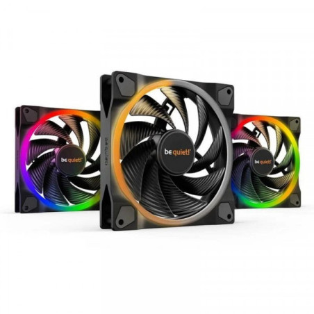be quiet! Light Wings 140 mm PWM High Speed ARGB Triple Pack