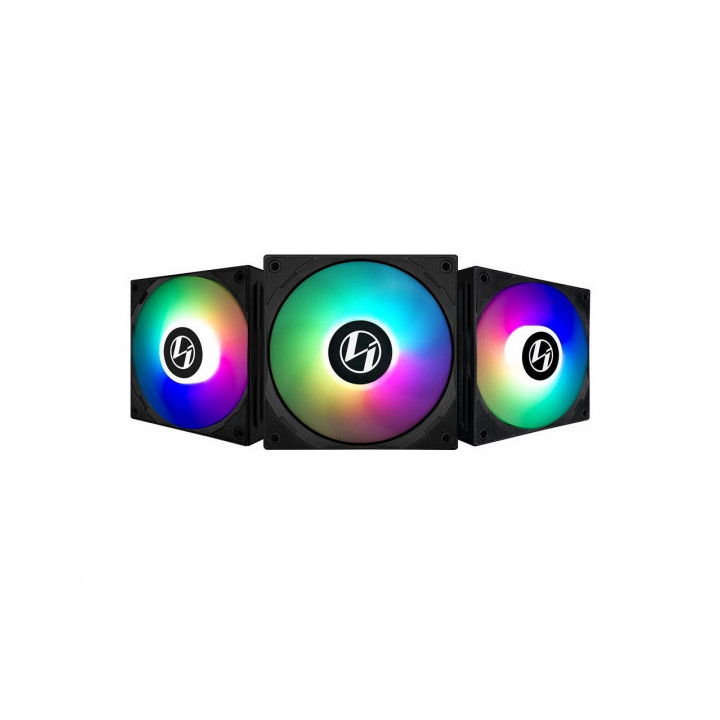 Lian Li ST120 ARGB PWM (Triple Pack) Noir Ventilateurs boîtier Lian...