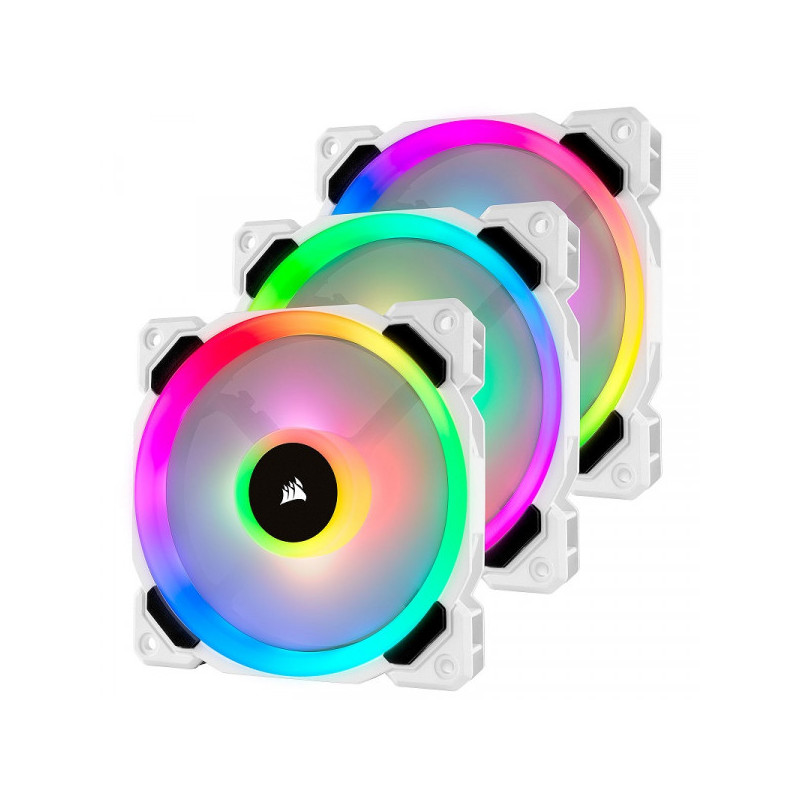 Corsair LL Series LL120 RGB Triple Pack Blanc