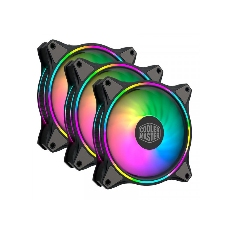 Cooler Master MasterFan MF120 Halo ARGB (x3)