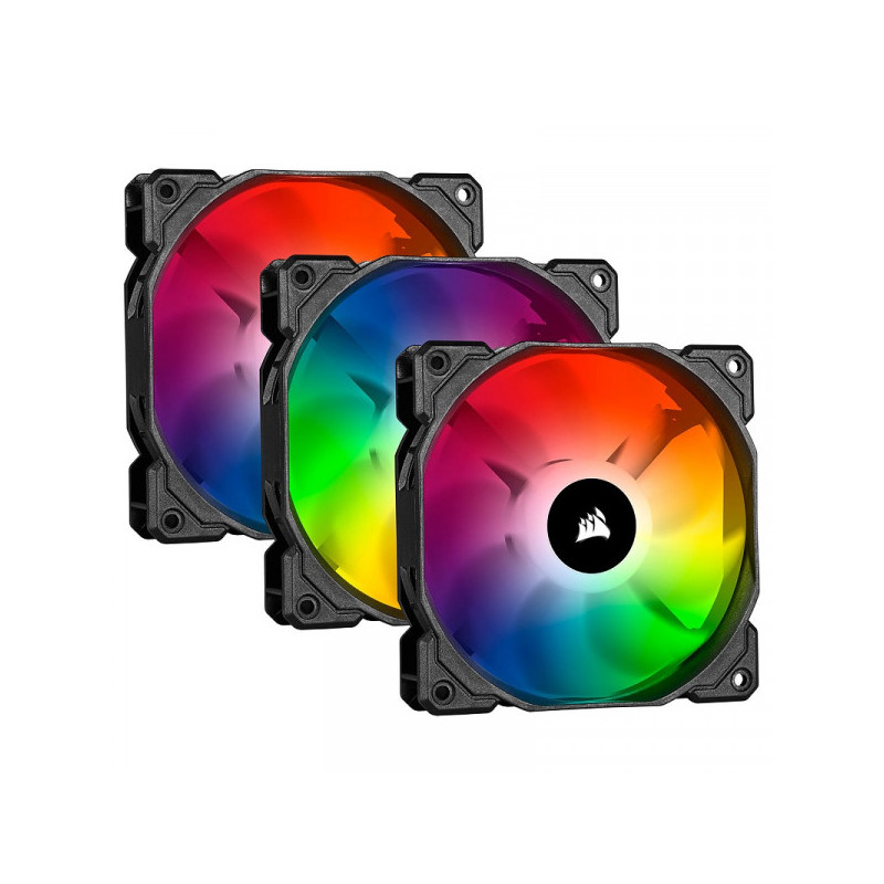 Corsair SP120 RGB PRO (x3) et Ligthing Node CORE