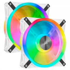 Corsair QL Series QL140 RGB (Par 2) Blanc Refroidissement Corsair M...