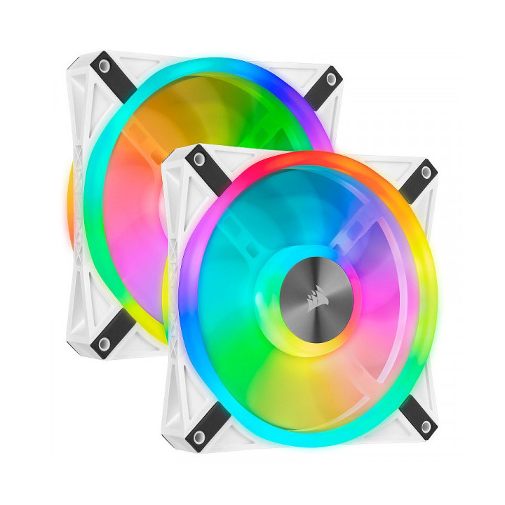 Corsair QL Series QL140 RGB (Par 2) Blanc Refroidissement Corsair M...