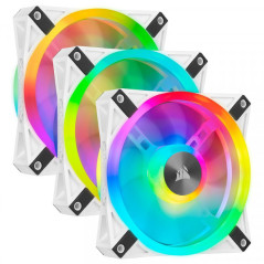 Corsair QL Series QL120 RGB (Par 3) Blanc Refroidissement Corsair M...