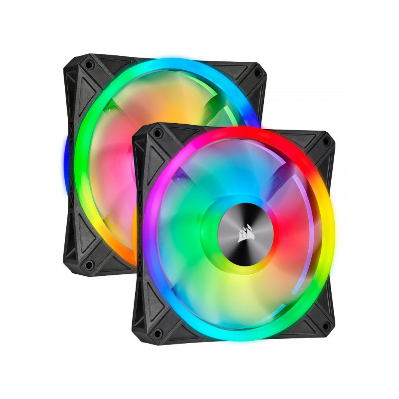 Corsair QL Series QL140 RGB (Par 2) Noir