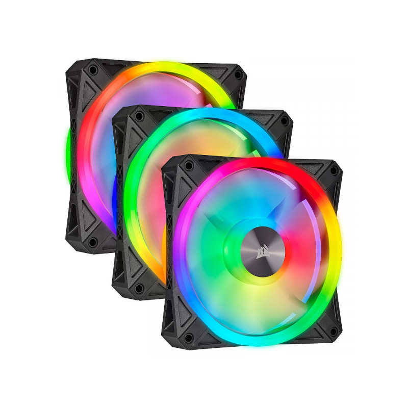 Corsair QL Series QL120 RGB (Par 3) Noir