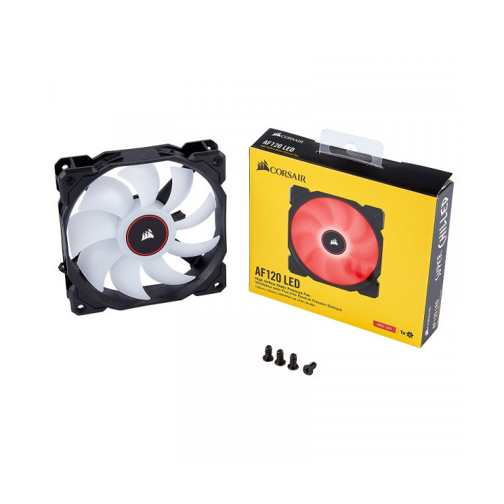 Corsair Air Series AF120 Low Noise - Rouge Refroidissement Corsair ...