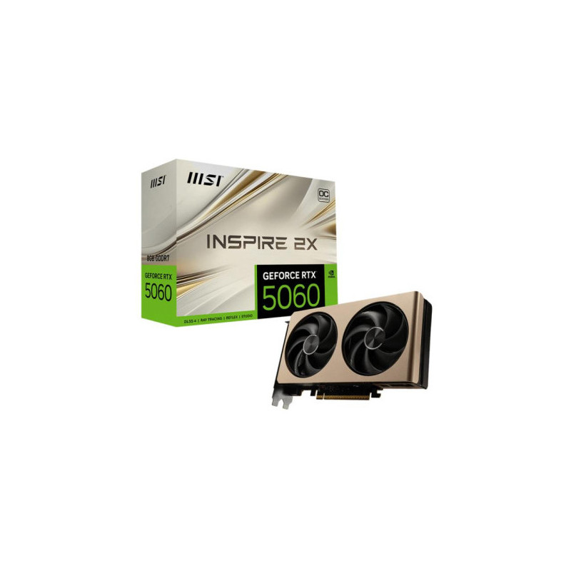 MSI GeForce RTX 5060 8Go GDDR7 INSPIRE 2X OC