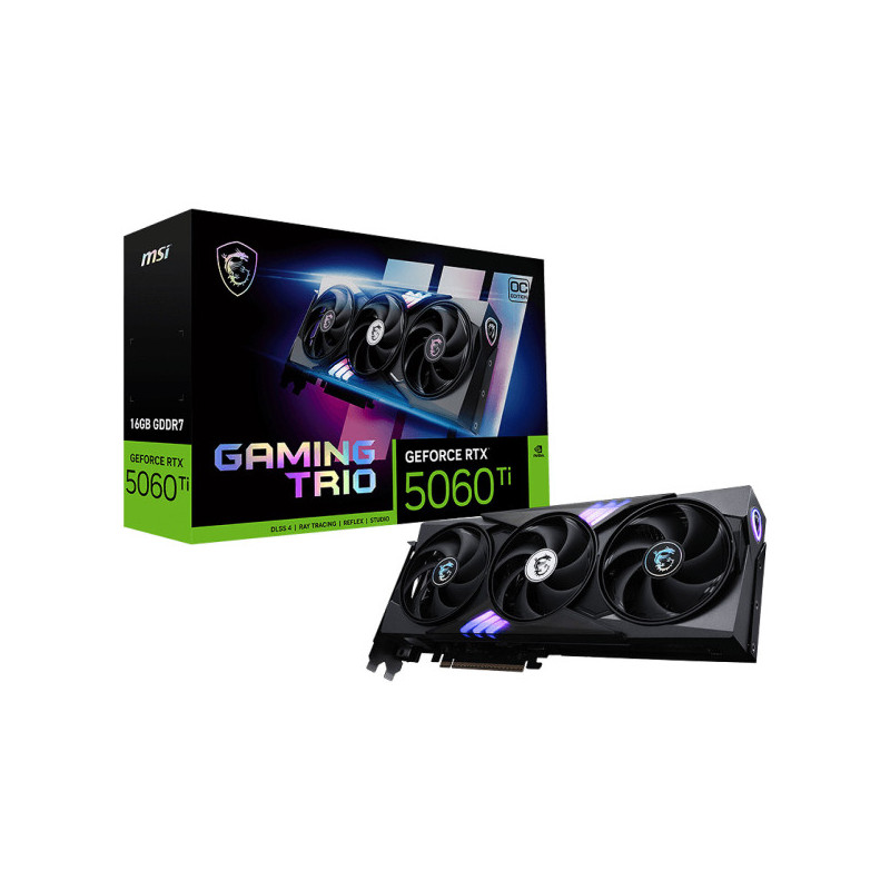 MSI GeForce RTX 5060 Ti 16Go GDDR7 GAMING TRIO OC