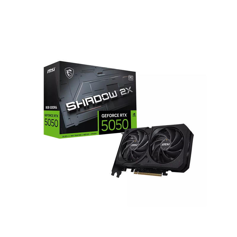 MSI GeForce RTX 5050 8Go GDDR6 SHADOW 2X OC