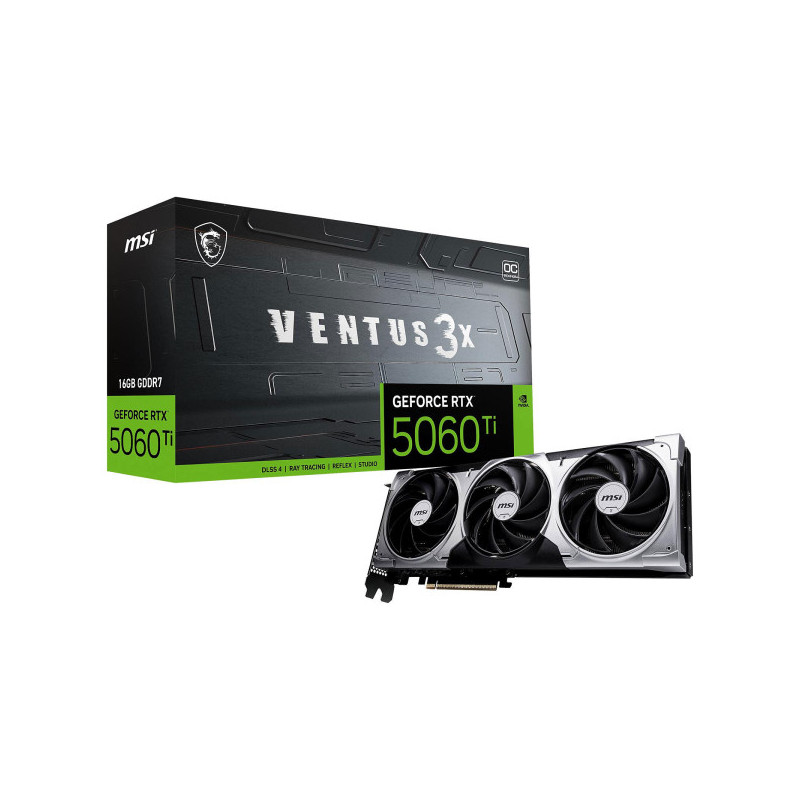 MSI GeForce RTX 5060 Ti 16Go GDDR7 VENTUS 3X OC