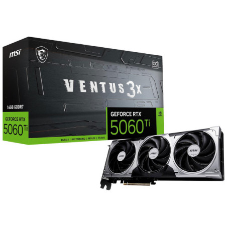 MSI GeForce RTX 5060 Ti 16Go GDDR7 VENTUS 3X OC
