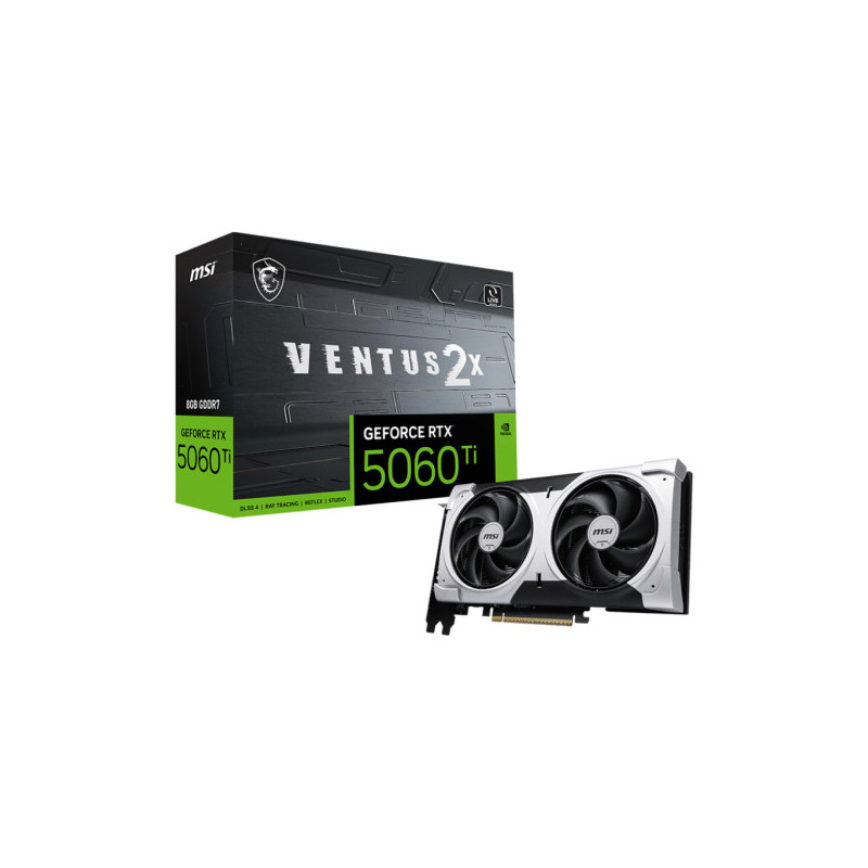 MSI GeForce RTX 5060 Ti 8Go GDDR7 VENTUS 2X PLUS