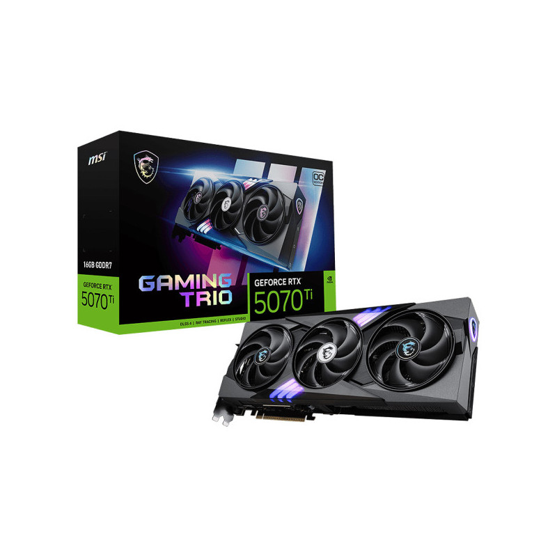 MSI GeForce RTX 5070 Ti GAMING TRIO OC 16Go GDDR7