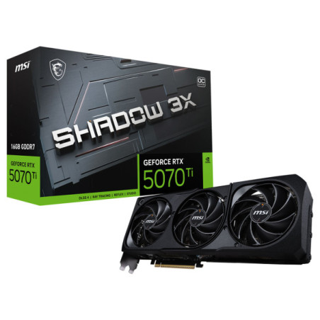 MSI GeForce RTX 5070 Ti 16Go GDDR7 SHADOW 3X OC