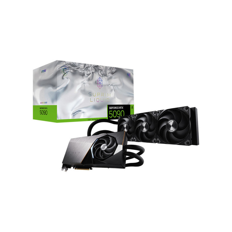 MSI GeForce RTX 5090 32Go GDDR7 SUPRIM LIQUID SOC