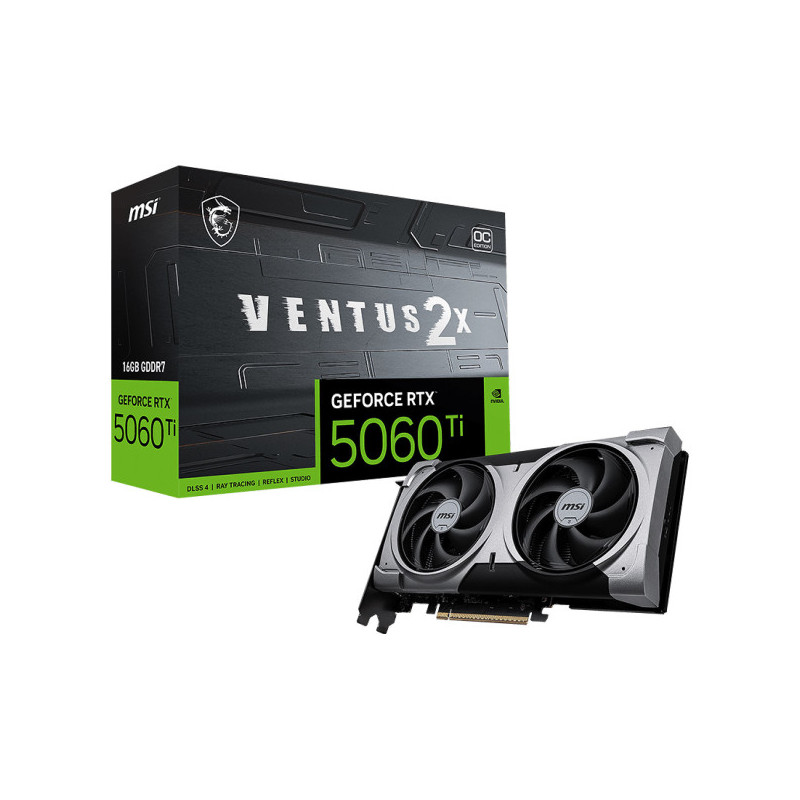 MSI GeForce RTX 5060 Ti 8Go GDDR7 VENTUS 2X OC PLUS