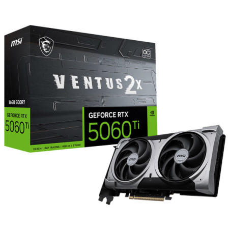 MSI GeForce RTX 5060 Ti 8Go GDDR7 VENTUS 2X OC PLUS