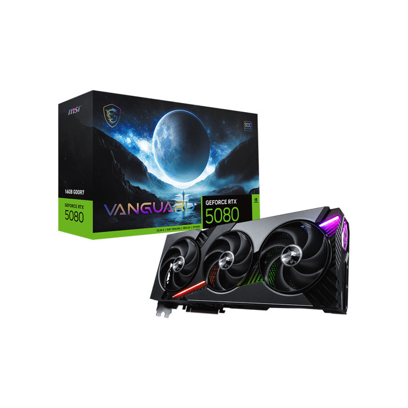 MSI GeForce RTX 5080 VANGUARD SOC 16Go GDDR7