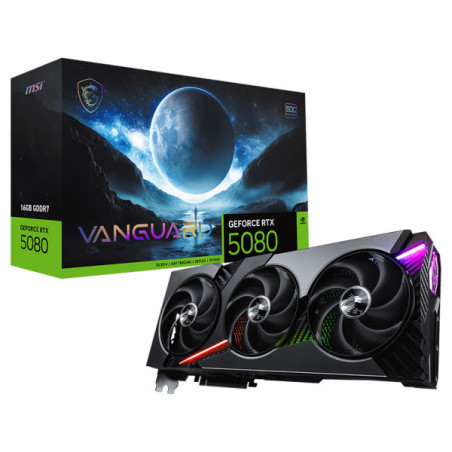 MSI GeForce RTX 5080 VANGUARD SOC 16Go GDDR7