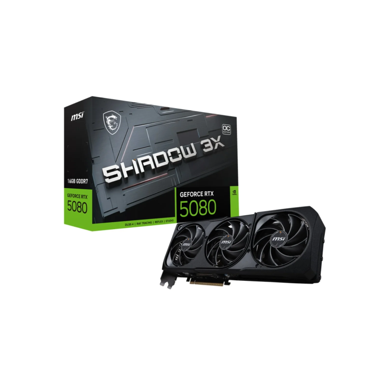 MSI GeForce RTX 5080 SHADOW 3X OC 16Go GDDR7
