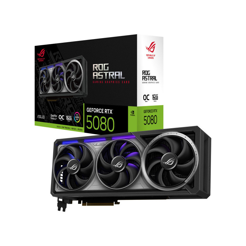 ASUS ROG Astral GeForce RTX 5080 16Go GDDR7 OC Edition ASUS ROG Astral GeForce RTX 5080 16Go GDDR7 OC Edition