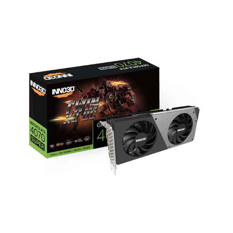 INNO3D GeForce RTX 4070 SUPER Twin X2 OC 12GB GDDR6X