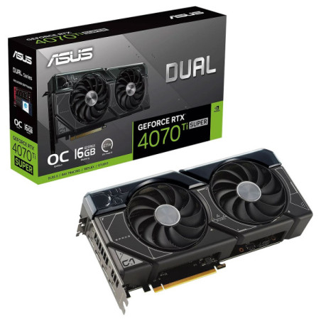 ASUS Dual GeForce RTX 4070 Ti SUPER OC Edition 16GB GDDR6X