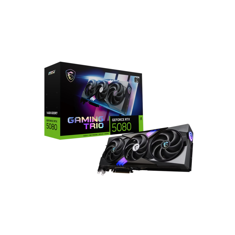 MSI GeForce RTX 5080 GAMING TRIO 16GB GDDR7