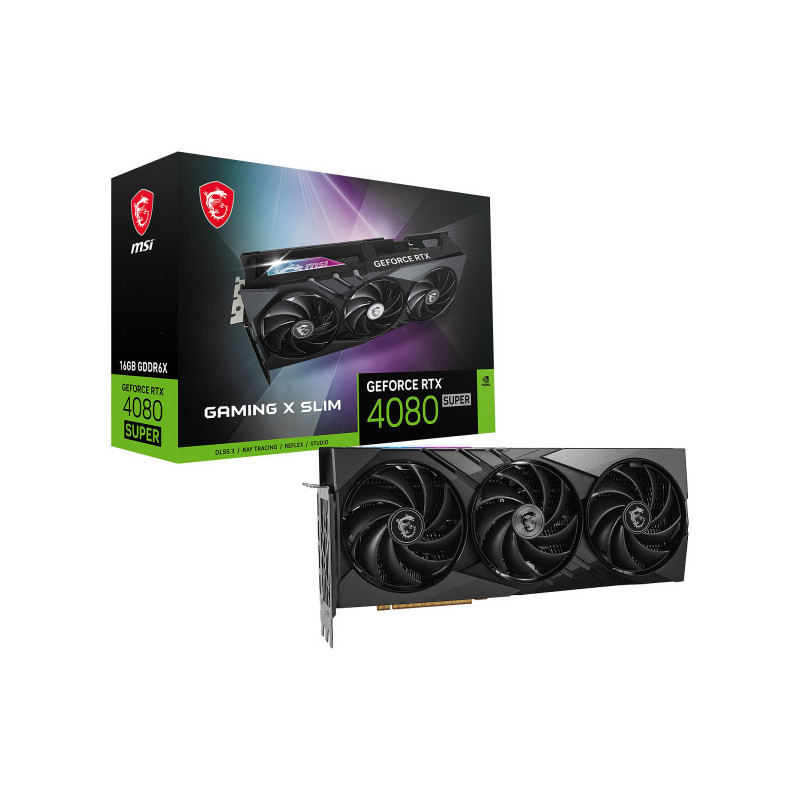 MSI GeForce RTX 4080 SUPER 16G GAMING X SLIM MSI GeForce RTX 4080 SUPER 16G GAMING X SLIM