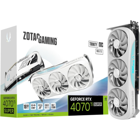 Zotac GeForce RTX 4070 Ti SUPER Trinity OC White Edition 16GB GDDR6X