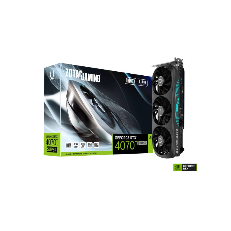 Zotac GeForce RTX 4070 Ti SUPER Trinity Black Edition 16GB GDDR6X
