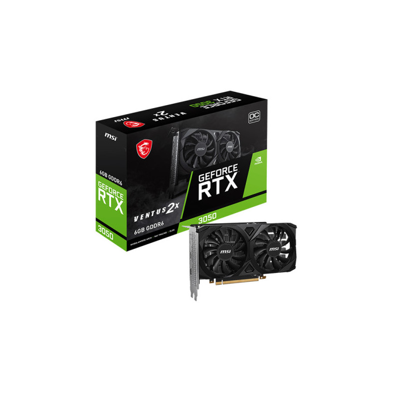 MSI GeForce RTX 3050 VENTUS 2X OC 6GB GDDR6