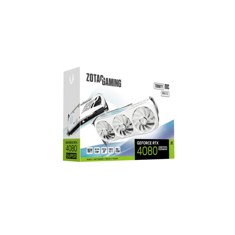ZOTAC GeForce RTX 4080 SUPER Trinity OC White Edition 16GB GDDR6X ZOTAC GeForce RTX 4080 SUPER Trinity OC White Edition 16GB GDDR6X