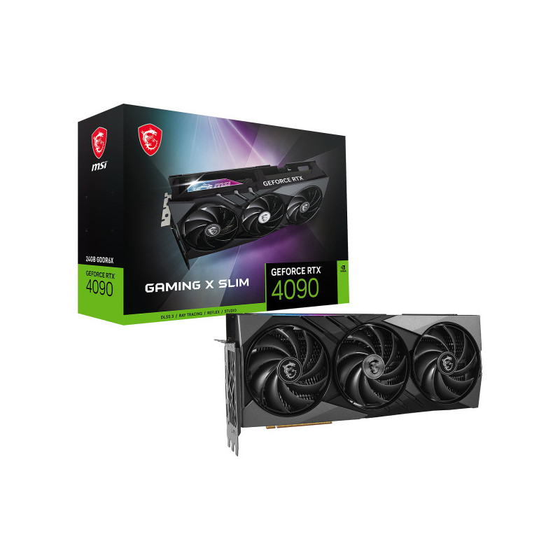 MSI GeForce RTX 4090 GAMING X SLIM 24Go GDDR6X MSI GeForce RTX 4090 GAMING X SLIM 24Go GDDR6X