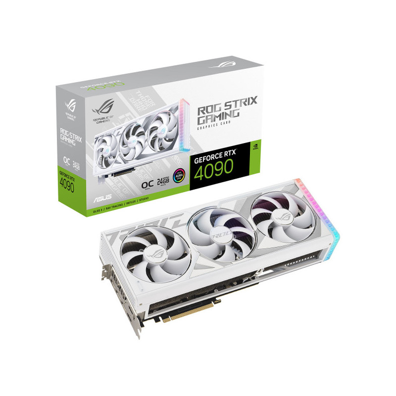 ASUS ROG Strix GeForce RTX 4090 White OC Edition 24Go GDDR6X