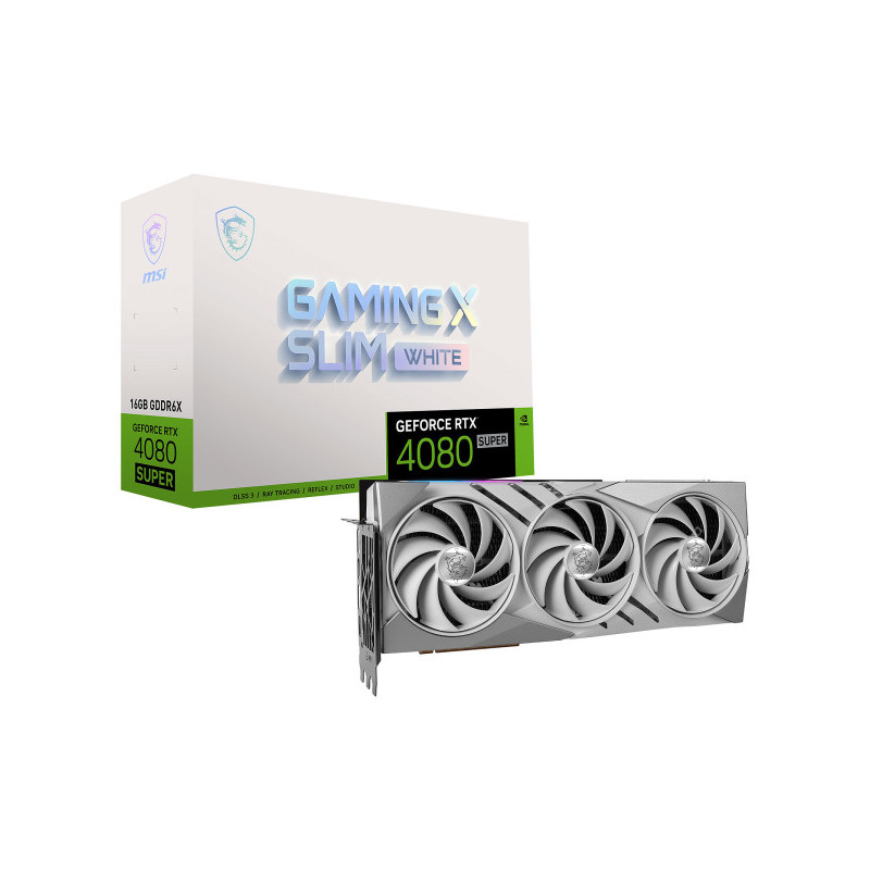 MSI GeForce RTX 4080 SUPER 16G GAMING X SLIM WHITE