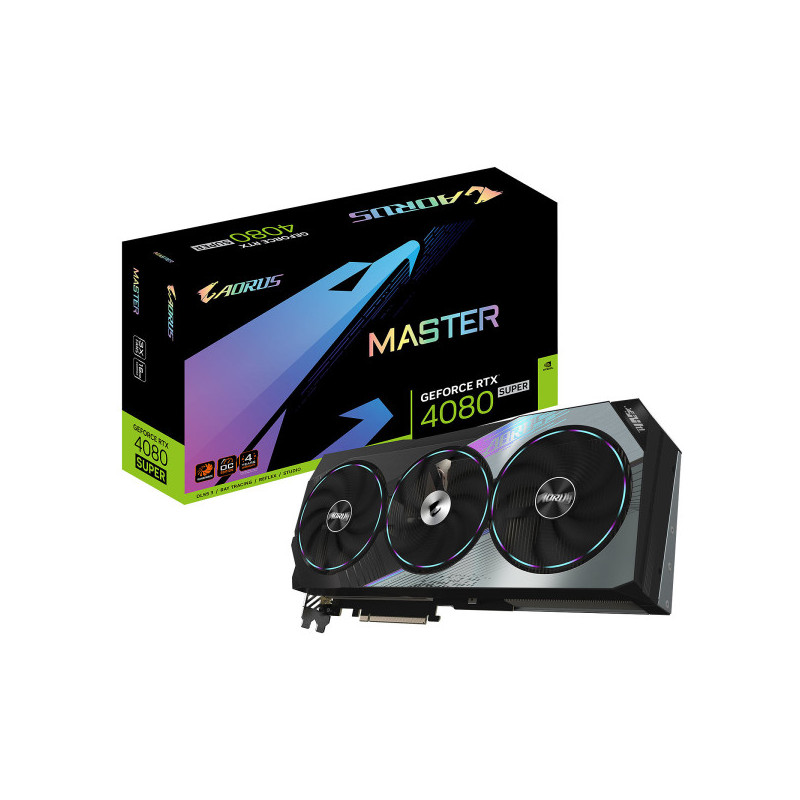 Gigabyte AORUS GeForce RTX 4080 SUPER MASTER 16G Gigabyte AORUS GeForce RTX 4080 SUPER MASTER 16G