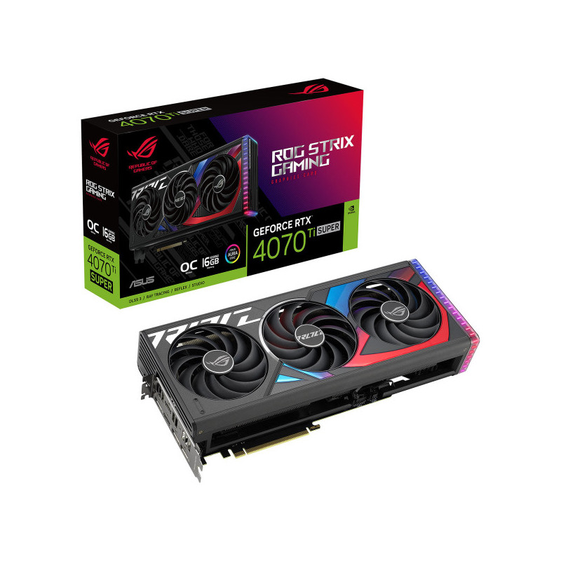 ASUS ROG Strix GeForce RTX 4070 Ti SUPER OC Edition 16GB