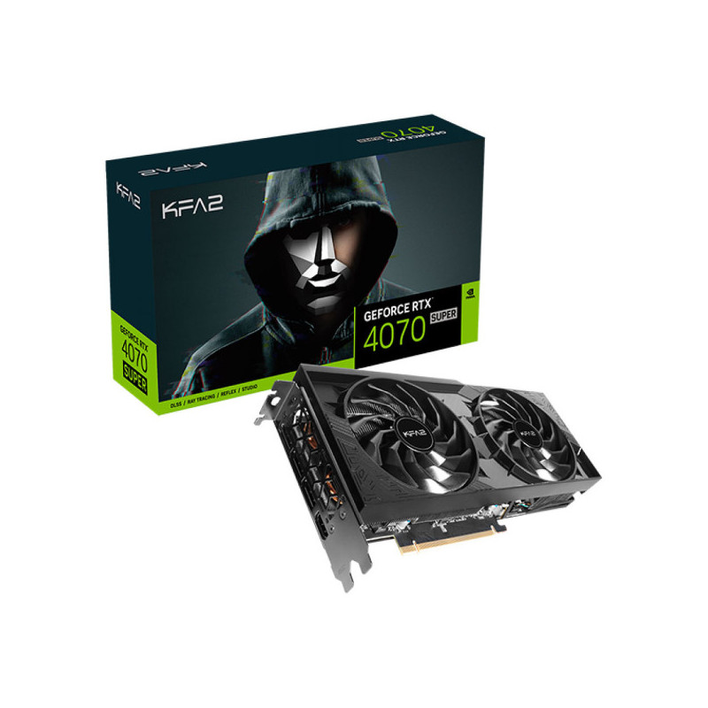 KFA2 GeForce RTX 4070 SUPER 1-Click OC 2X