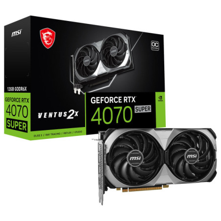 MSI GeForce RTX 4070 SUPER VENTUS 2X OC 12GB GDDR6X