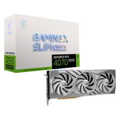 MSI GeForce RTX 4070 SUPER 12G GAMING X SLIM WHITE Cartes graphique...