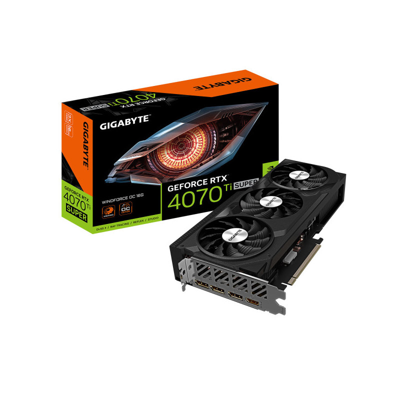 Gigabyte GeForce RTX 4070 Ti SUPER WINDFORCE OC 16GB GDDR6X