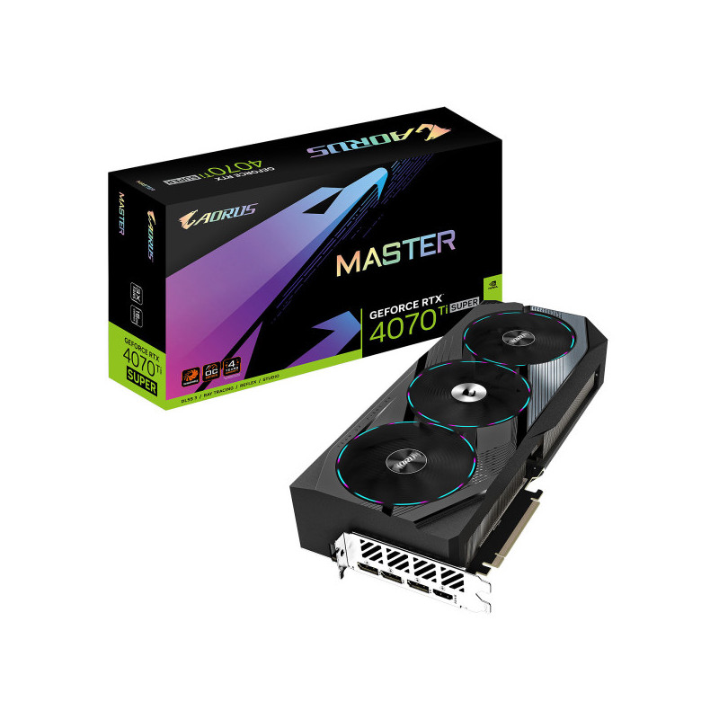 Gigabyte AORUS GeForce RTX 4070 Ti SUPER MASTER 16G Gigabyte AORUS GeForce RTX 4070 Ti SUPER MASTER 16G