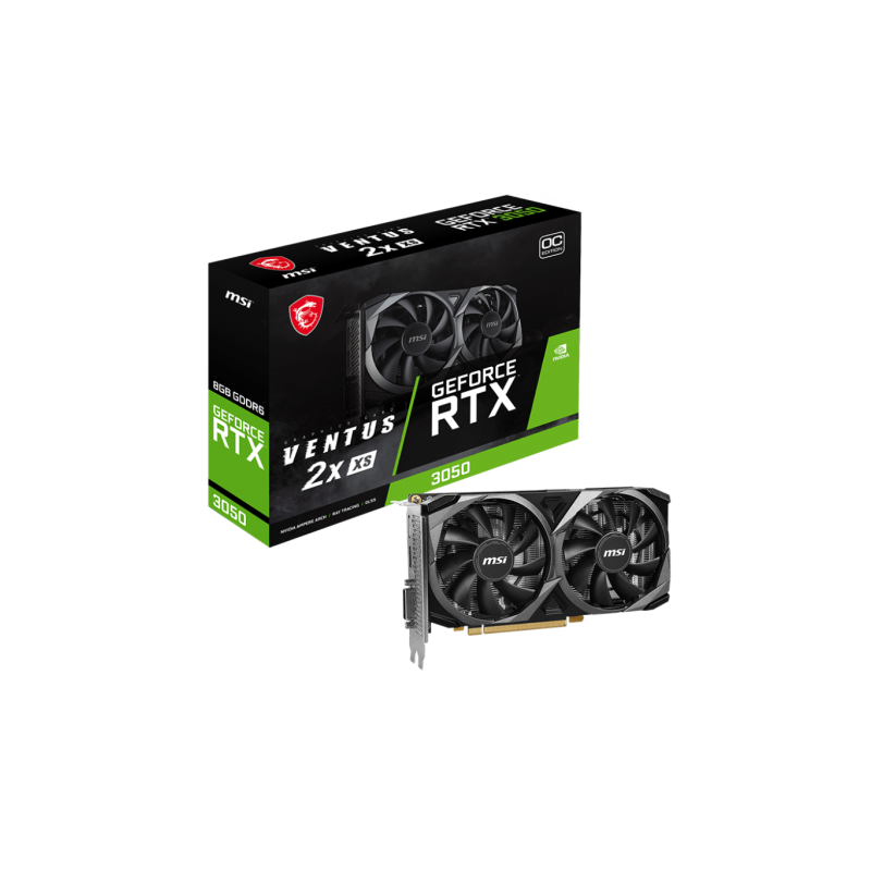 MSI GeForce RTX 3050 VENTUS 2X XS OC 8Go GDDR6