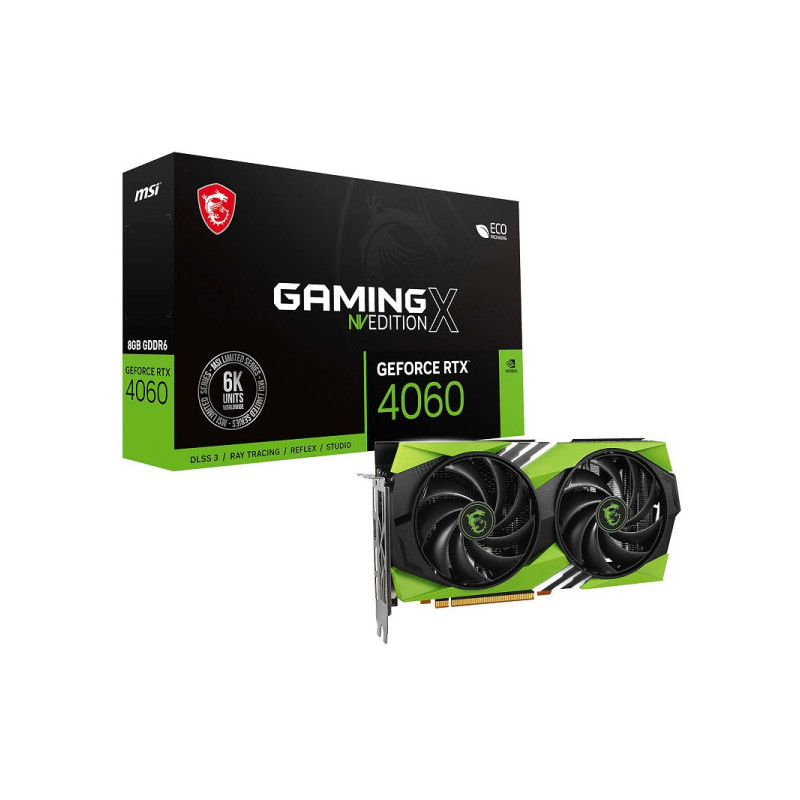 MSI GeForce RTX 4060 GAMING X NV EDITION 8Go GDDR6