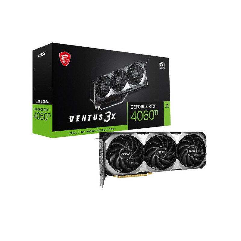 MSI GeForce RTX 4060 Ti VENTUS 3X OC 16GB GDDR6