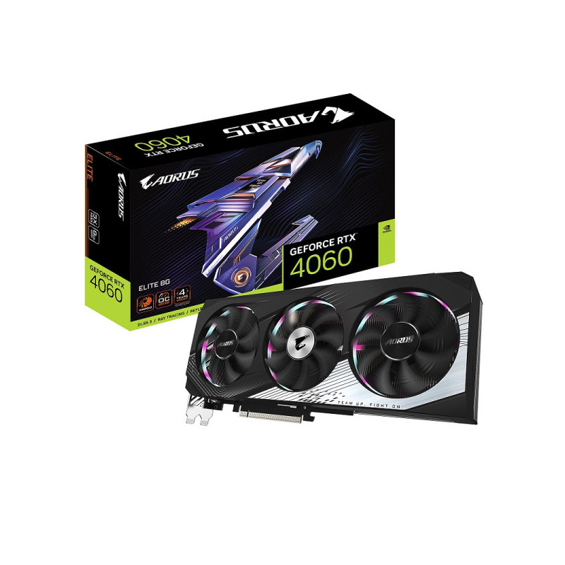 Gigabyte AORUS GeForce RTX 4060 ELITE 8Go GDDR6