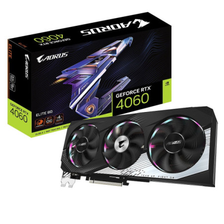 Gigabyte AORUS GeForce RTX 4060 ELITE 8Go GDDR6