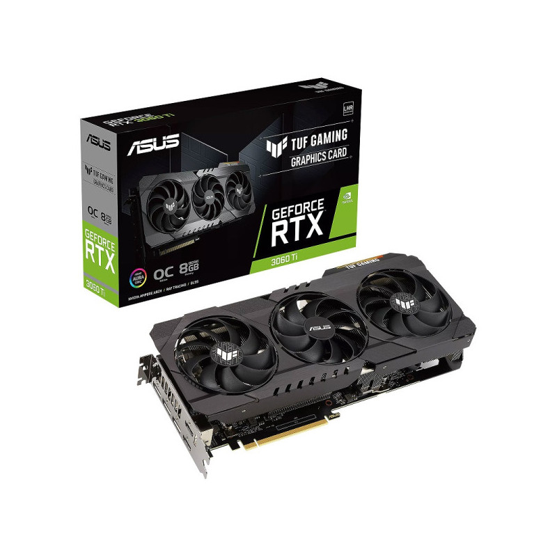 ASUS GeForce RTX 3060 Ti TUF GAMING OC 8Go GDDR6X